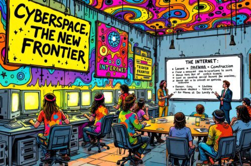 het internet als netwerk in de hippie tijd