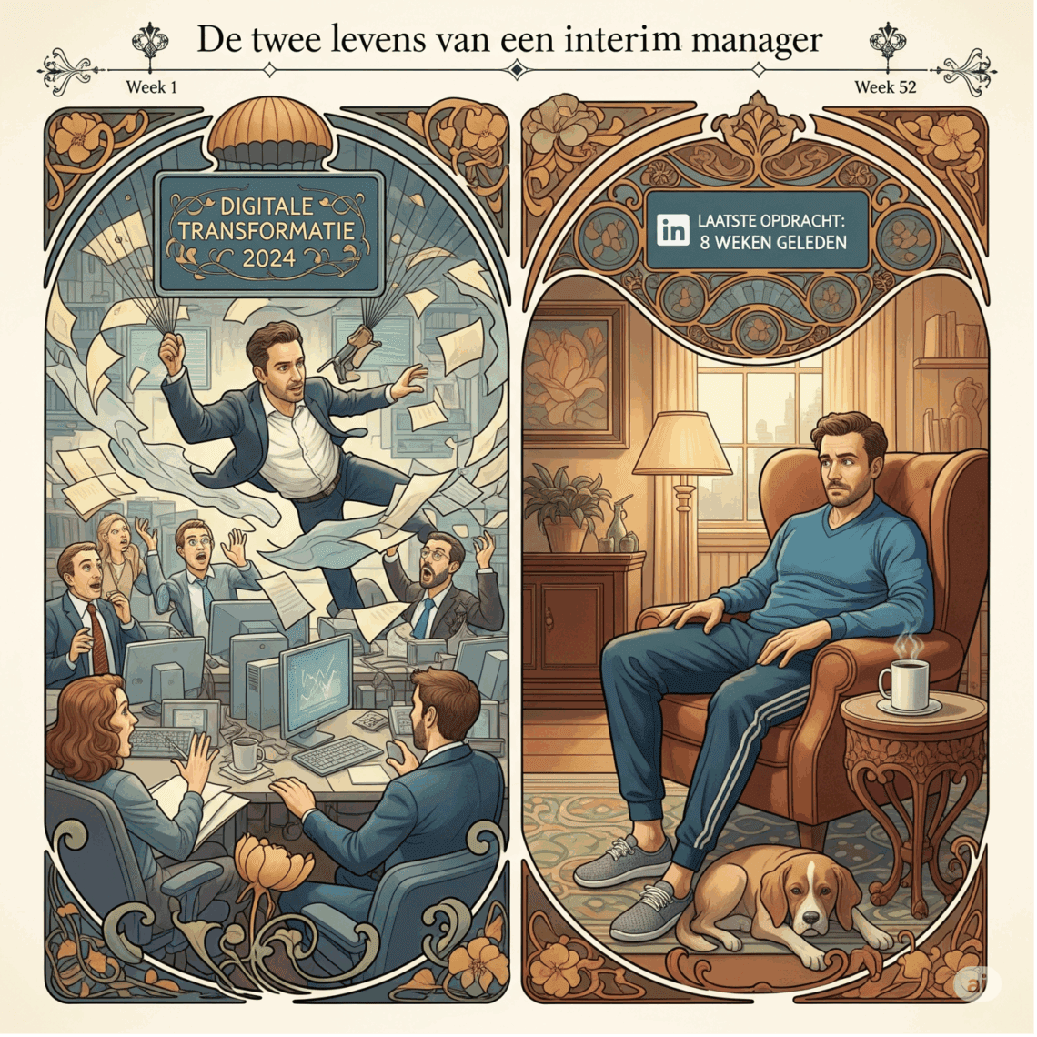 dubbele leven van een interim manager