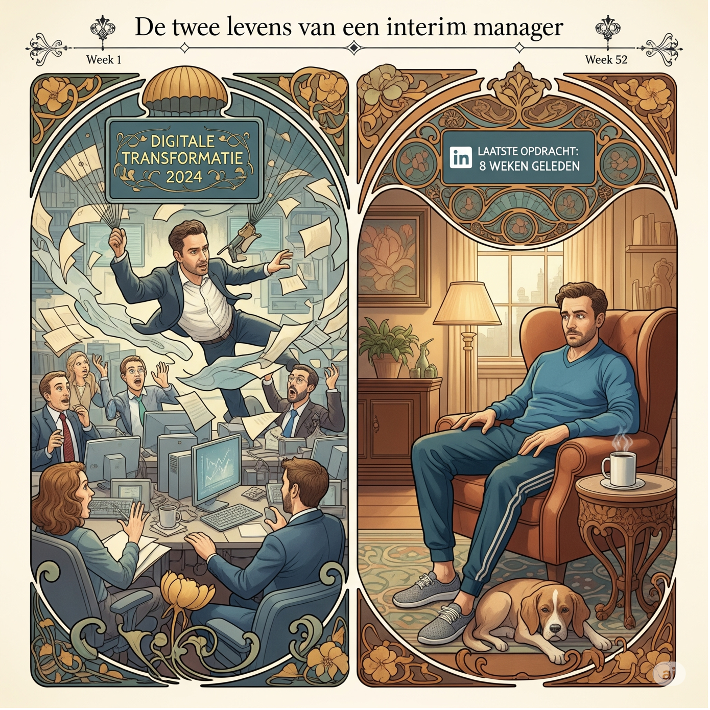 dubbele leven van een interim manager