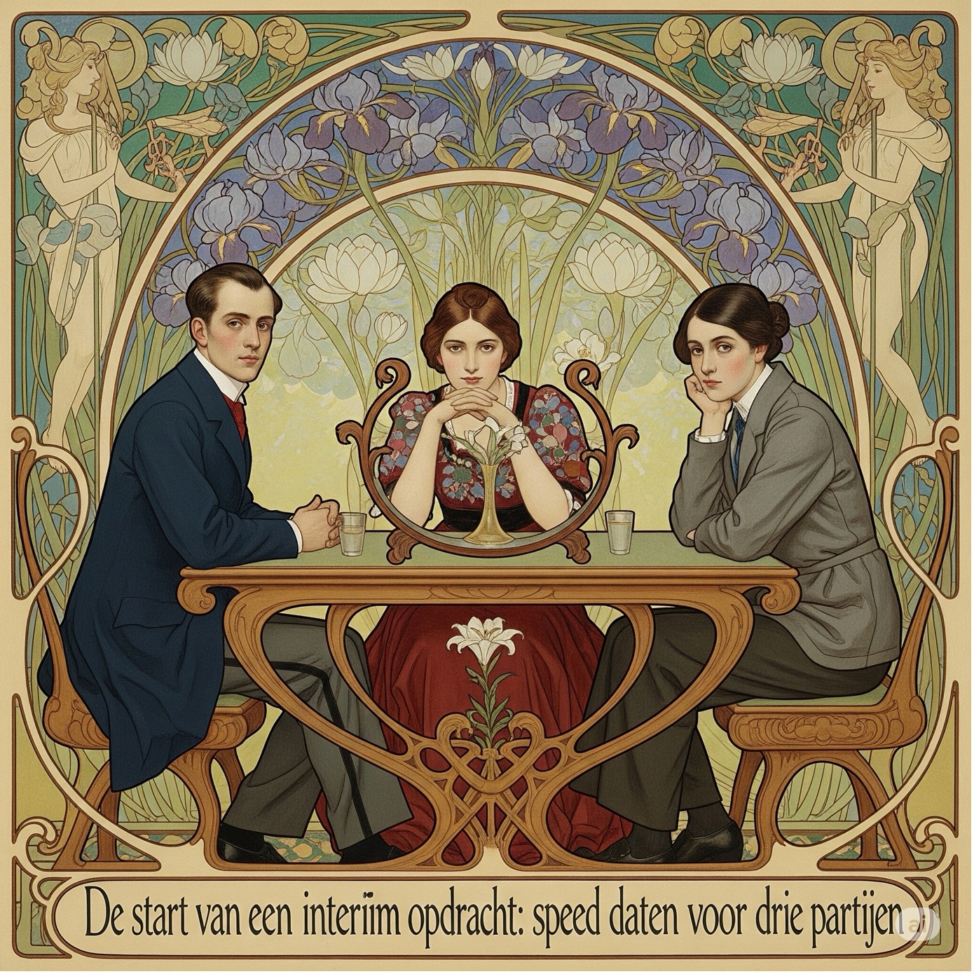 De eerste momenten waarop wensen van de drie partijen (opdrachtgever, intermediair en interim manager) duidelijk worden - in een razend snel tempo.